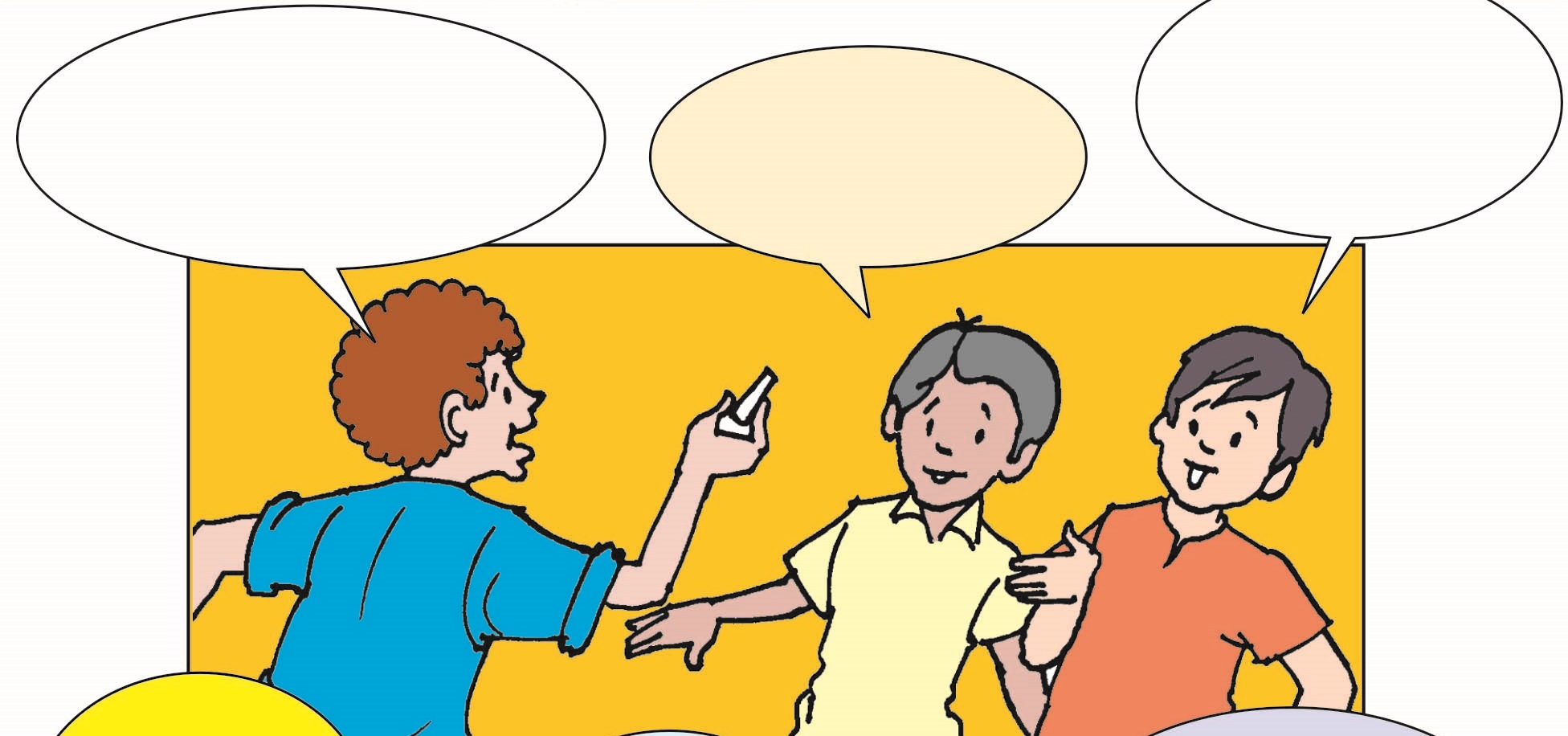 यात्री और बूढ़ा व्यक्ति बातचीत कर रहे हैं 