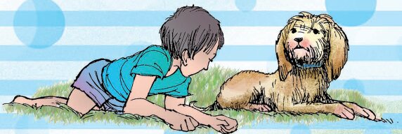 बच्चा और कुत्ता 