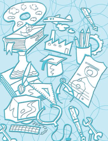 अलग अलग व्यवसाय पर आधारित एक चित्र 