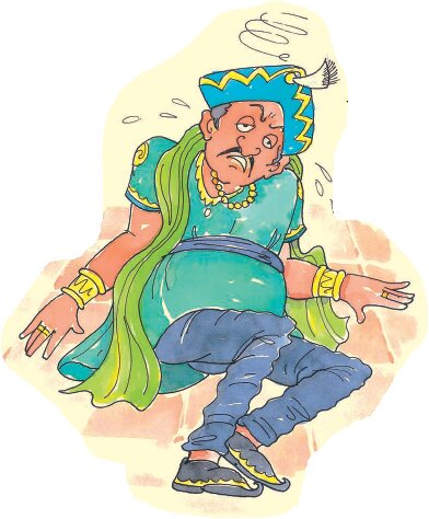 मंत्री चक्कर खाकर गिर गया