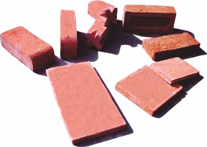 पतली ईंटें।