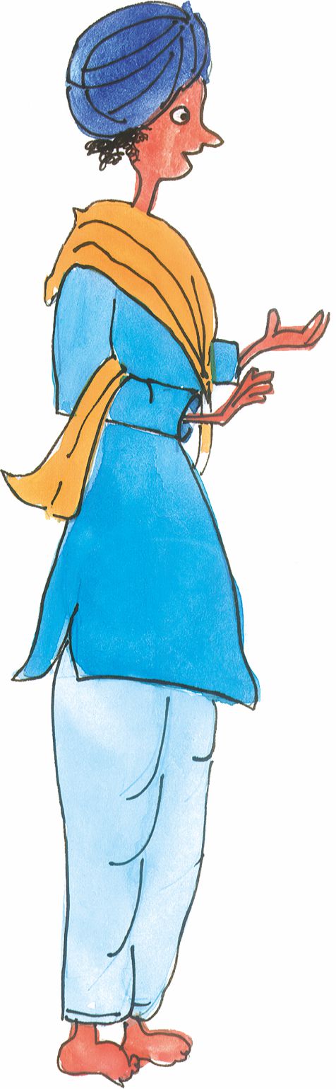 लंबी औरत का चित्र। 