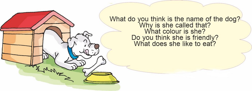 A dog coming out of its small hut like house.