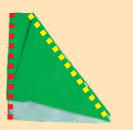 It is again folded from one side to make wings.