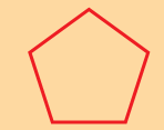 A five sided closed figure.
