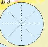When the paper is open, lines of folds are seen on the paper.