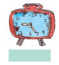 A clock showing smaller hand at nine and  bigger hand at five.