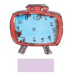 A clock with no hands.