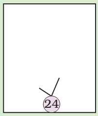 Space for factor tree to be drawn on number twenty four.