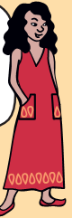 A girl is standing