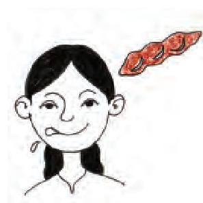 इमली के बारे में सोचकर लड़की के मुंह में पानी आ जाता है।