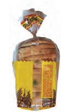 ब्रेड का एक पैकेट। ब्रेड स्लाइस पर कुछ हरे धब्बे हैं। 