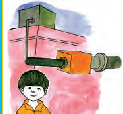 एक हैंड पंप।  