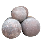 कुछ गोल पत्थर। 