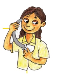 एक लड़की अपने हाथ में रबर की ट्यूब पकड़े हुए है, ट्यूब के एक तरफ कीप लगी हुई है और उसने इसे अपनी छाती पर रखा है और दूसरी तरफ ट्यूब को अपने कान पर लगा लिया है।