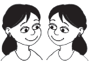 दो जुड़वा लड़कियां।