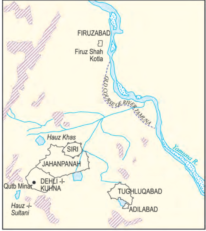 delhi sultanate map 15th century