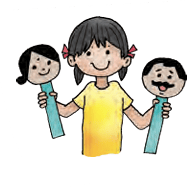 You may now use these as puppets and play with your friends.