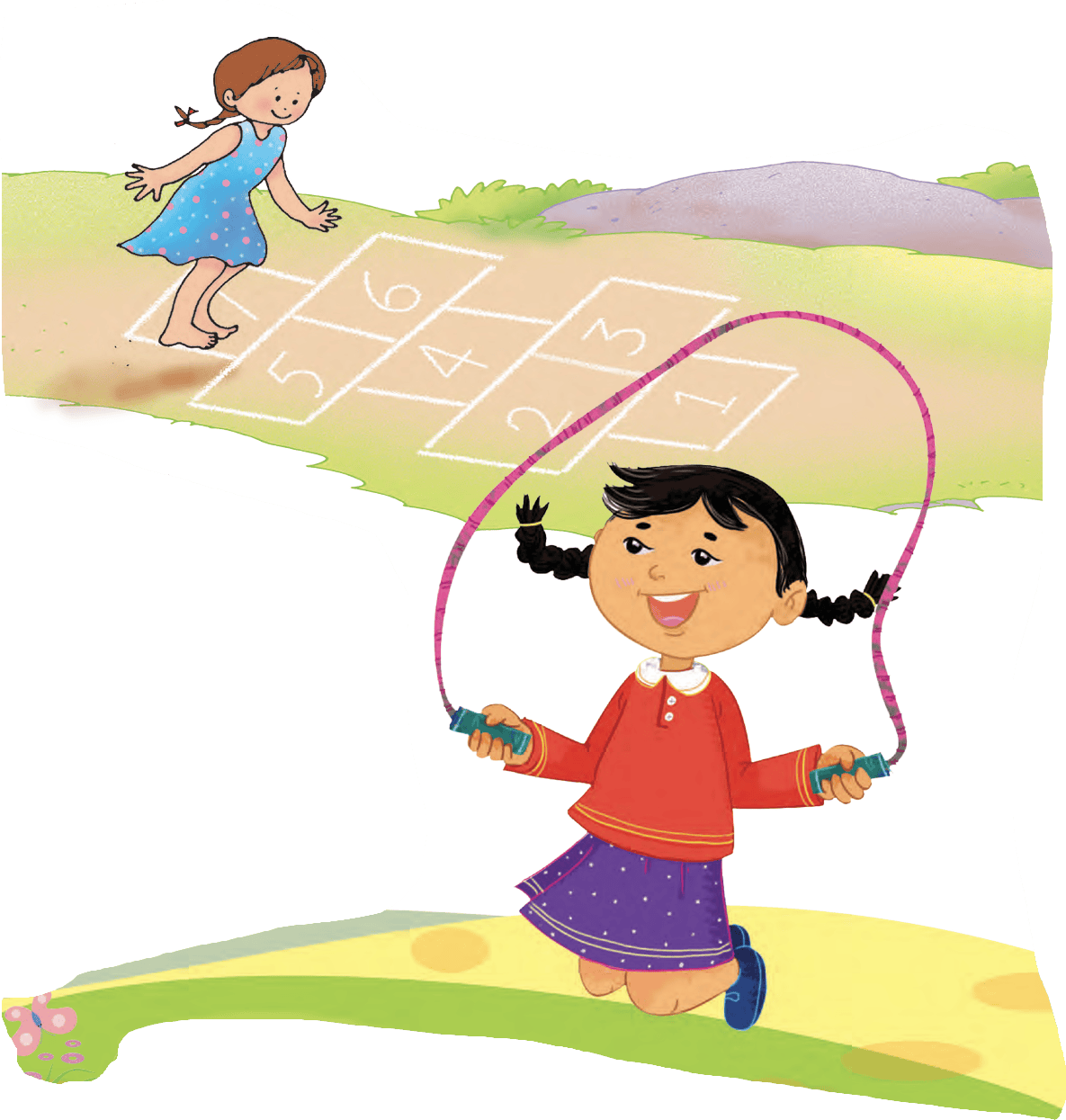 girls are playing
