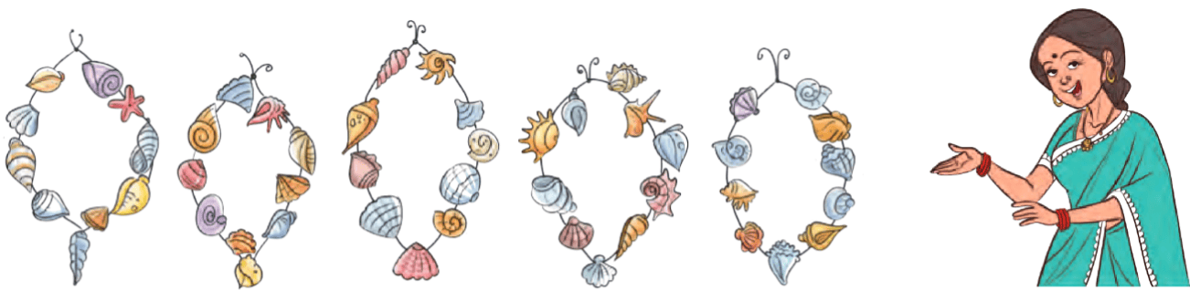 five necklaces