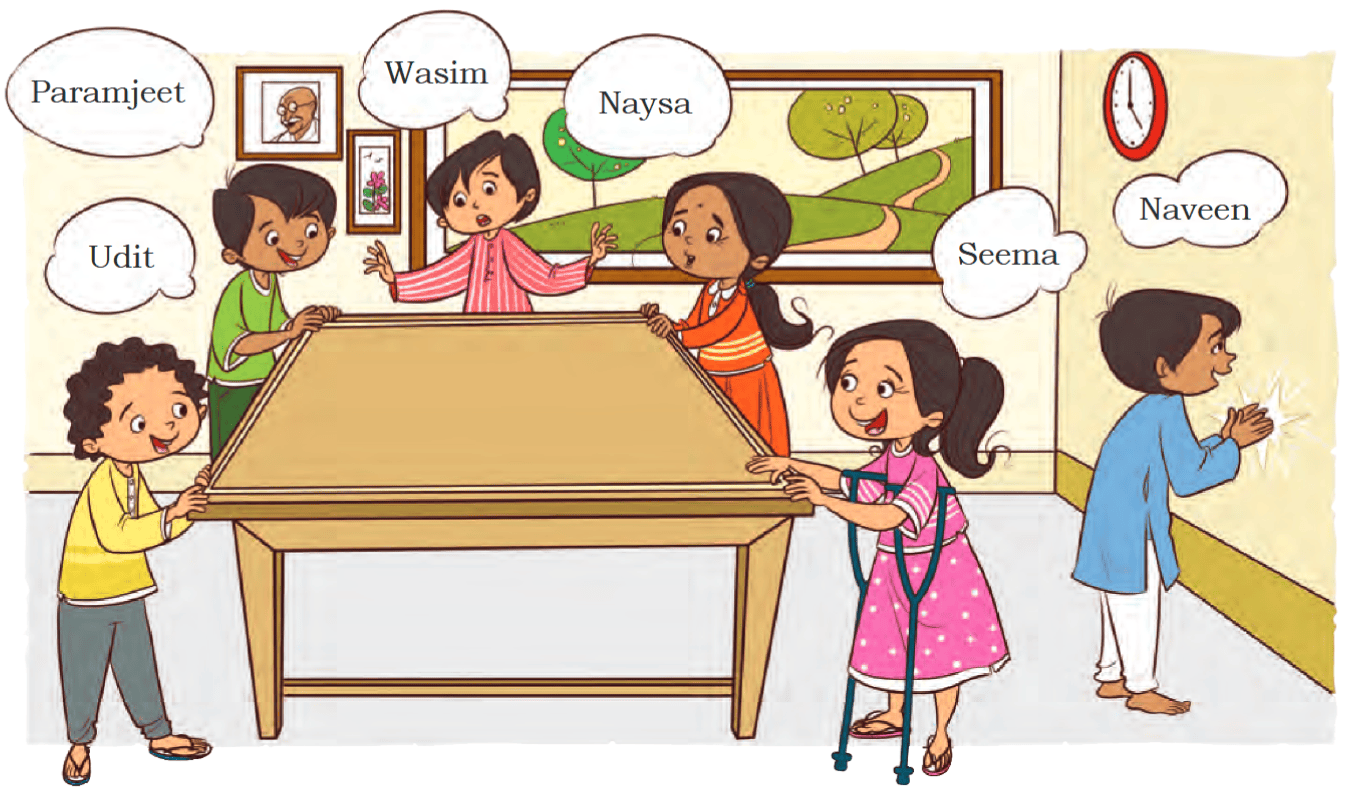 Udit, Paramjeet, Wasim, Naysa, Seema, Naveen