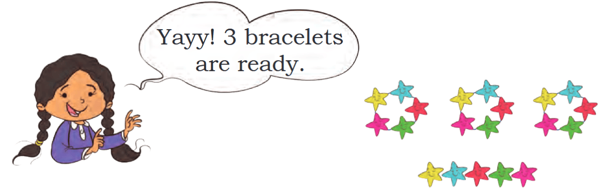 Yayy! 3 bracelets are ready.