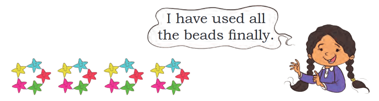 I have used all the beads finally.