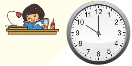 Studies __ O’ clock