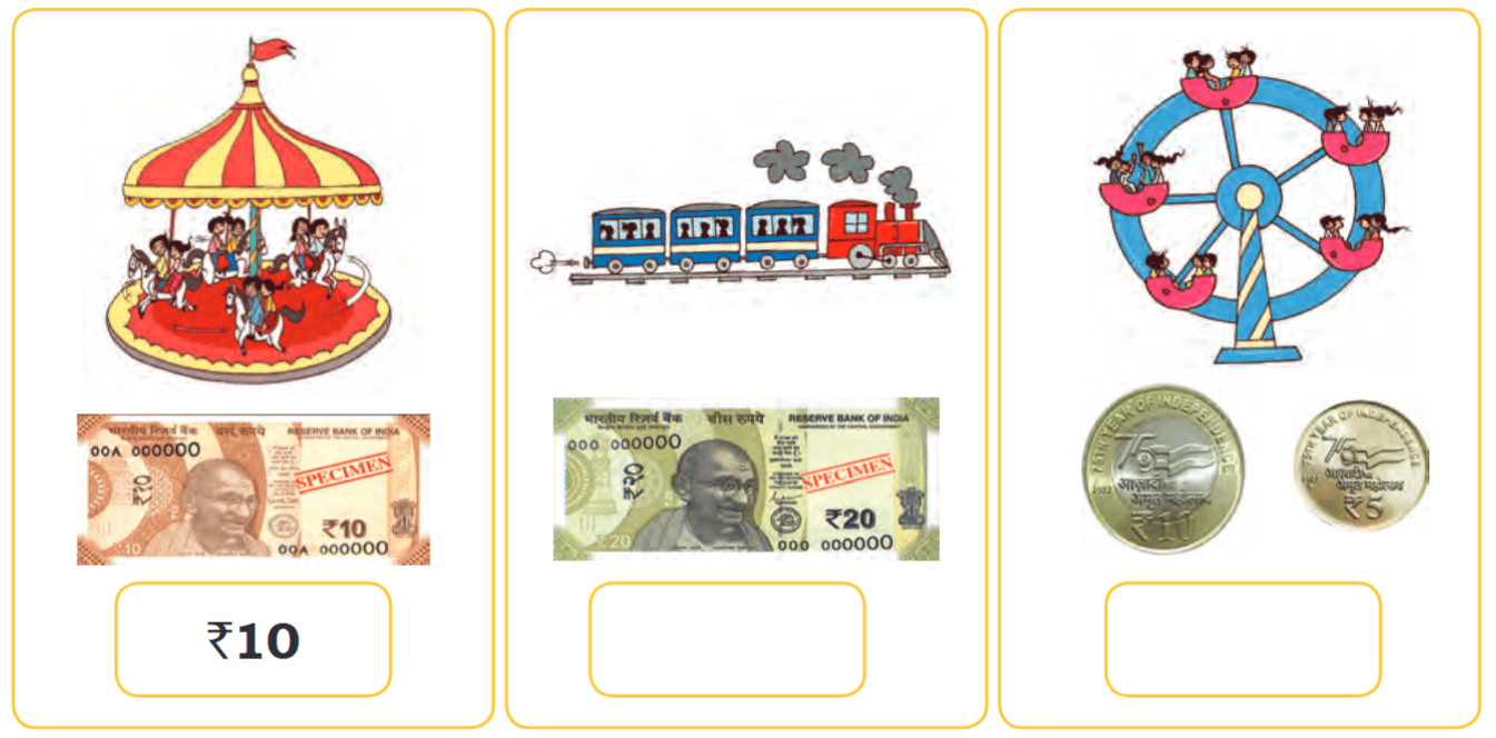 activity charge in fun fair jhoola 10 rupees and train charges and jhula charges