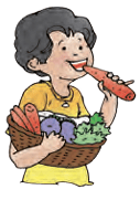 eating carrots