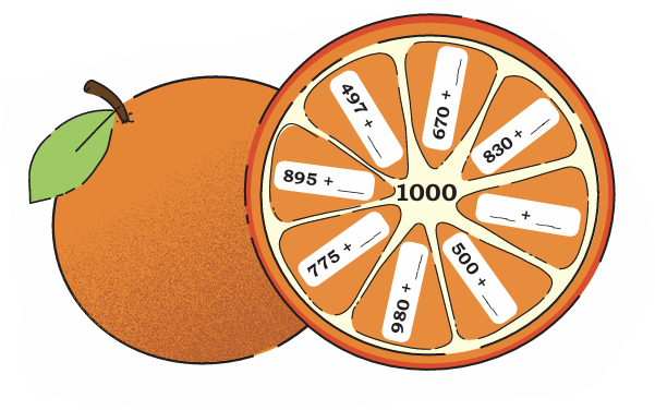 orange numbers