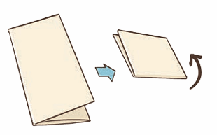 paper fold step3