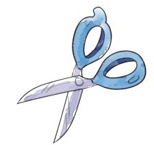 a pair of scissors