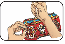 Banjara embroidery example