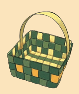 Woven basket illustration