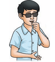 blind boy