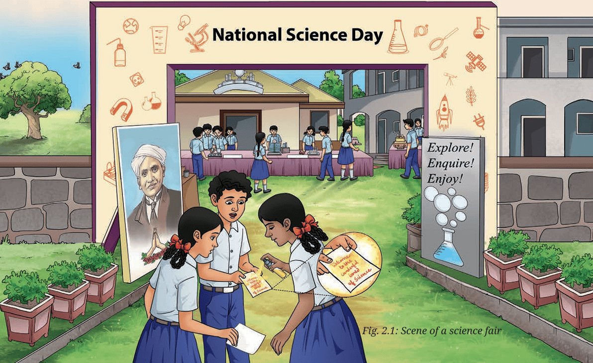 Fig. 2.1: Scene of a science fair