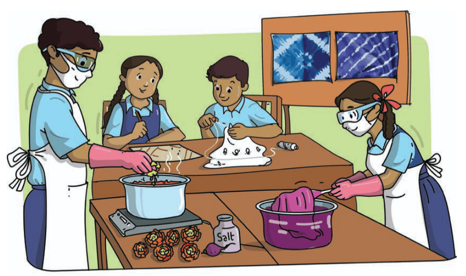Tie and dye in the classroom