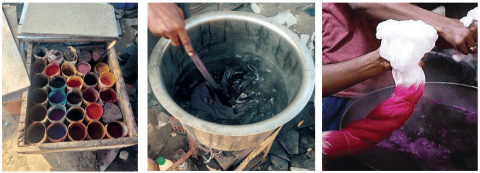 Dyeing of fabric