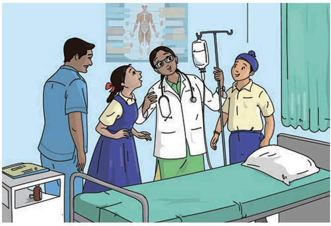 Interaction with healthcare professionals