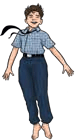 Jump without
folding legs