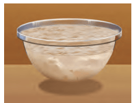 Dough in bowl A