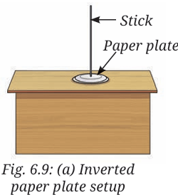 paper plate setup