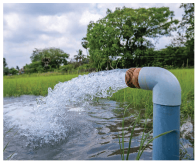 Fig. 1.15. Extraction of groundwater.