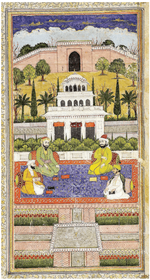 Manuscript painting of Abul Fazl