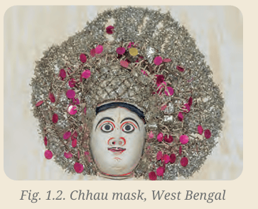 Chhau mask from West Bengal