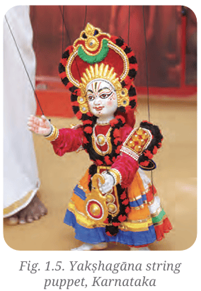 Yakshagana string puppet from Karnataka