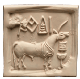 Unicorn seal from Harappa