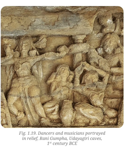 Dancers and musicians relief, Rani Gumpha