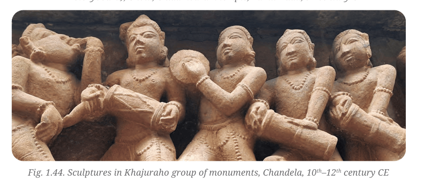 Sculptures in Khajuraho group of monuments